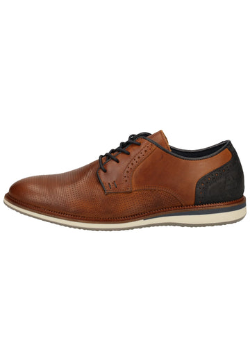 Bullboxer Halbschuhe Leder Cognac - surf4shoes