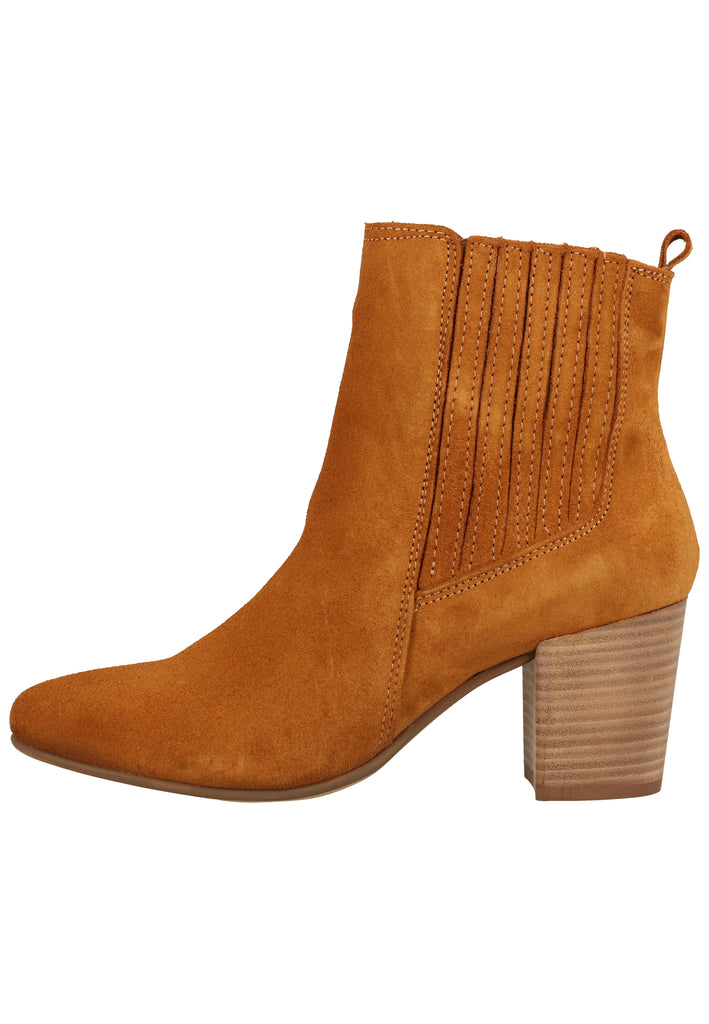 Bullboxer Stiefelette Veloursleder Cognac - surf4shoes