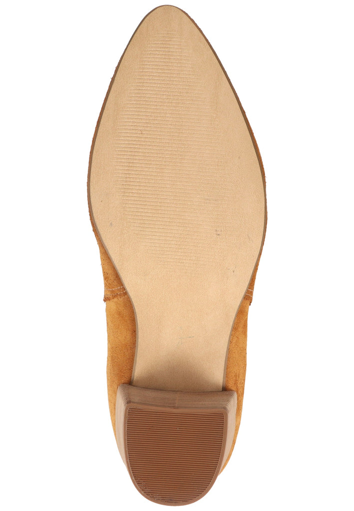 Bullboxer Stiefelette Veloursleder Cognac - surf4shoes