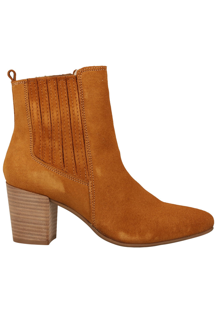 Bullboxer Stiefelette Veloursleder Cognac - surf4shoes