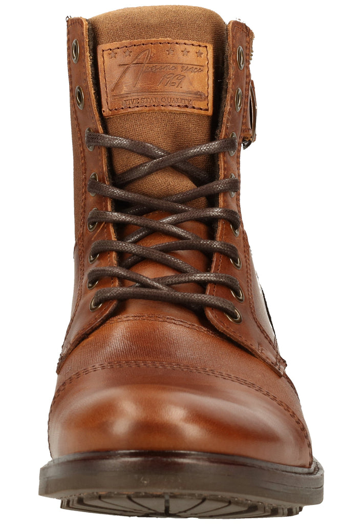 Bullboxer Stiefelette Leder Tan - surf4shoes
