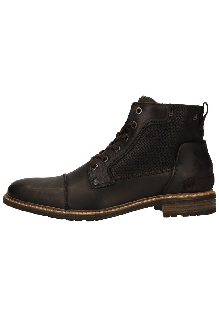 Bullboxer Stiefelette Leder Schwarz - surf4shoes