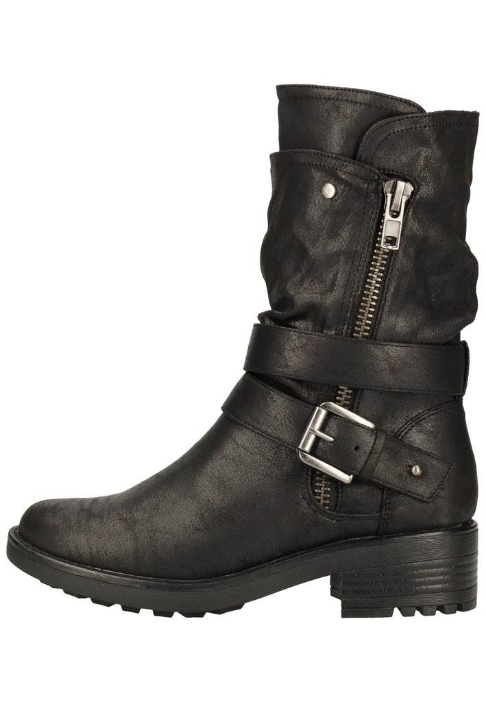 Bullboxer Stiefel Lederimitat Schwarz - surf4shoes