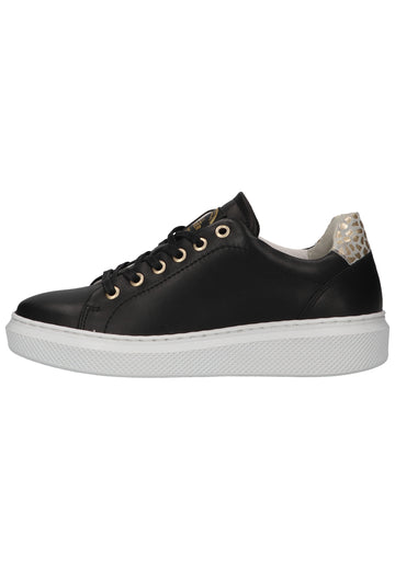 Bullboxer Sneaker Leder Schwarz/Silber - surf4shoes