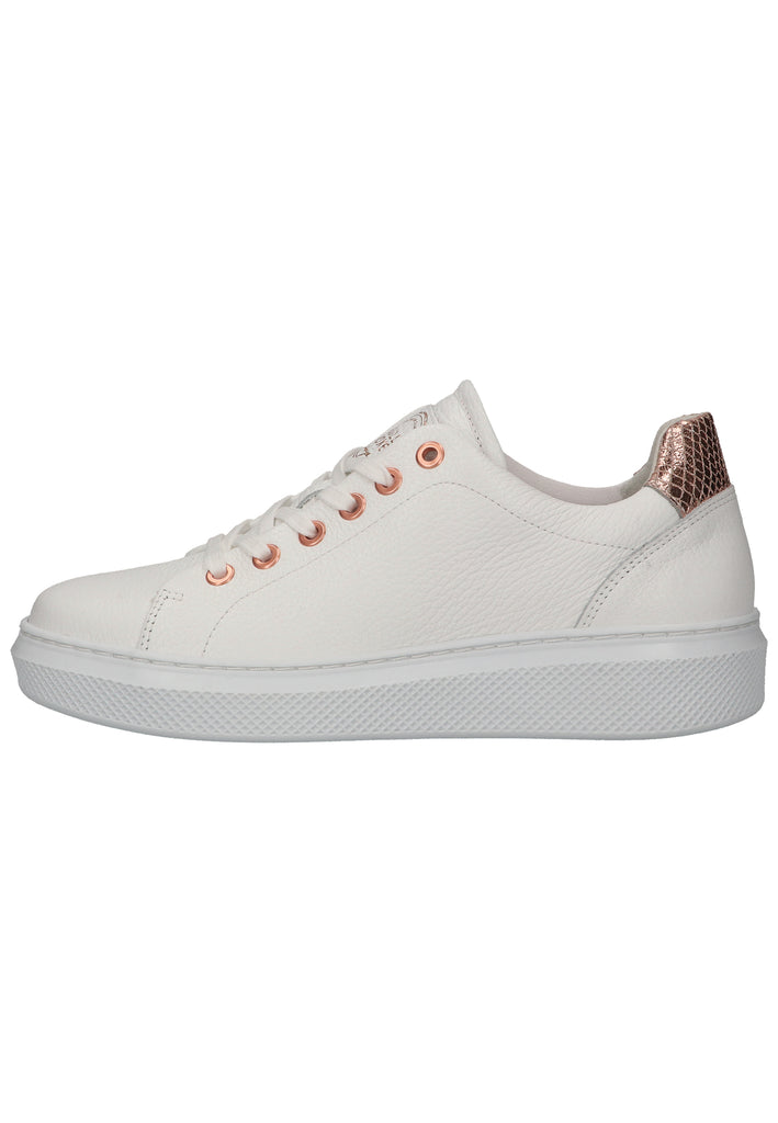 Bullboxer Sneaker Leder Weiß/Rosa - surf4shoes
