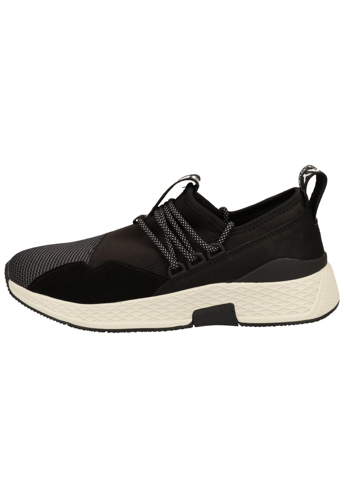 Replay Sneaker Veloursleder/Textil Schwarz - surf4shoes