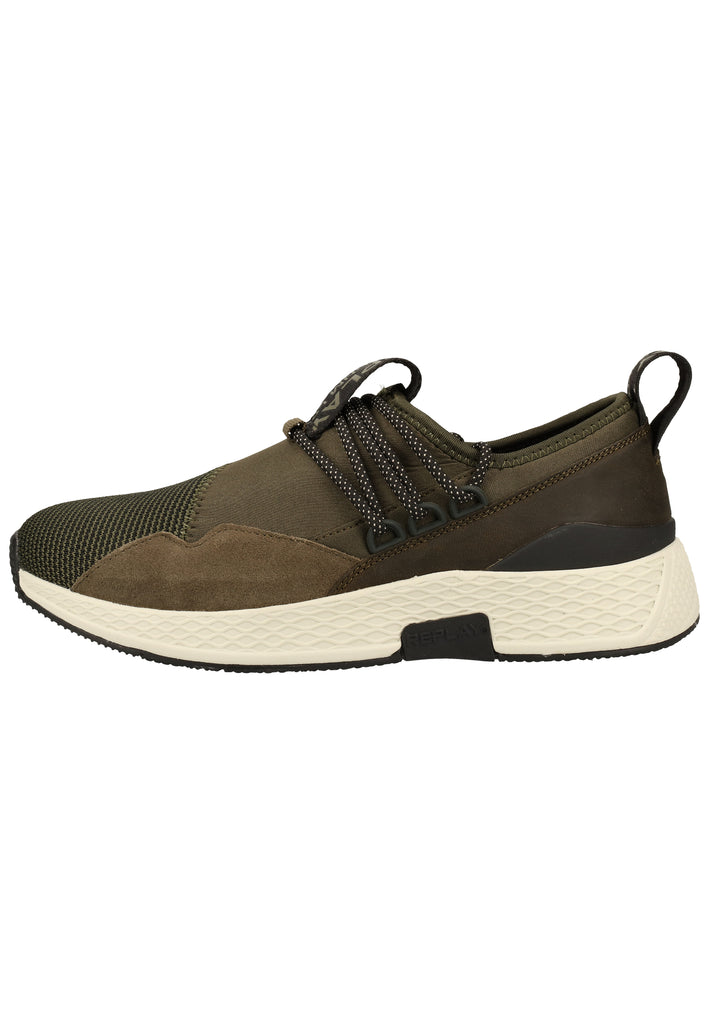 Replay Sneaker Veloursleder/Textil Grün - surf4shoes