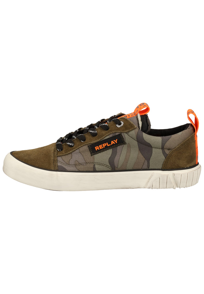 Replay Sneaker Veloursleder/Textil Grün - surf4shoes