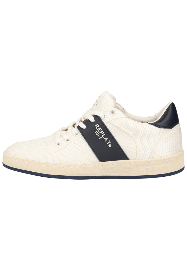 Replay Sneaker Textil Weiß/Blau - surf4shoes