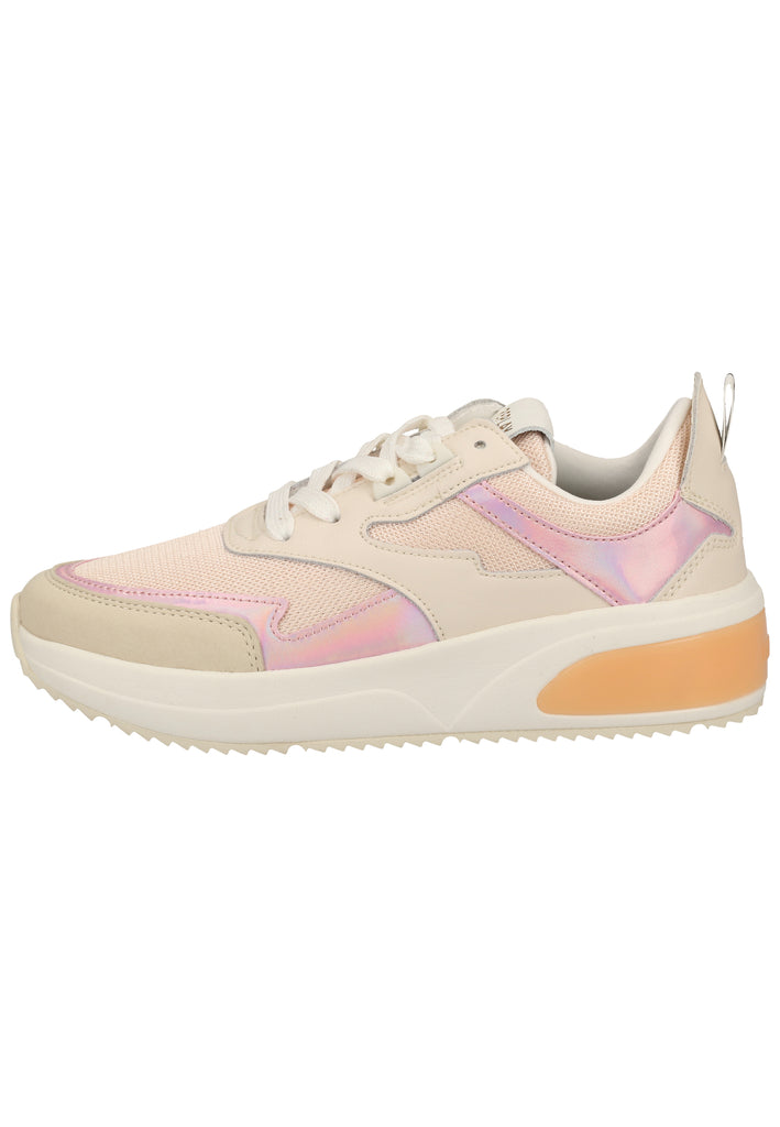Replay Sneaker Lederimitat/Textil Beige/Pink - surf4shoes