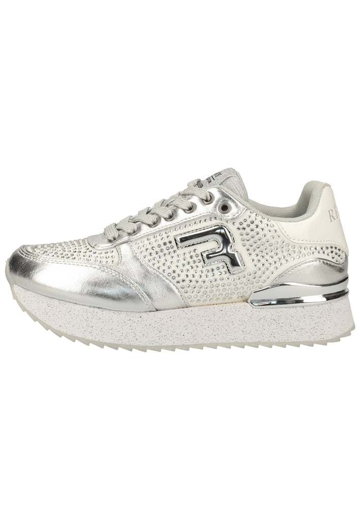 Replay Sneaker Lederimitat/Textil Silber - surf4shoes