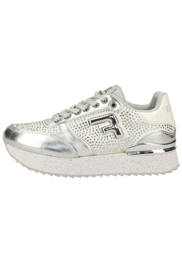 Replay Sneaker Lederimitat/Textil Silber - surf4shoes