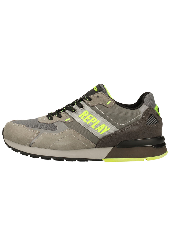 Replay Sneaker Leder/Textil Hellgrau - surf4shoes