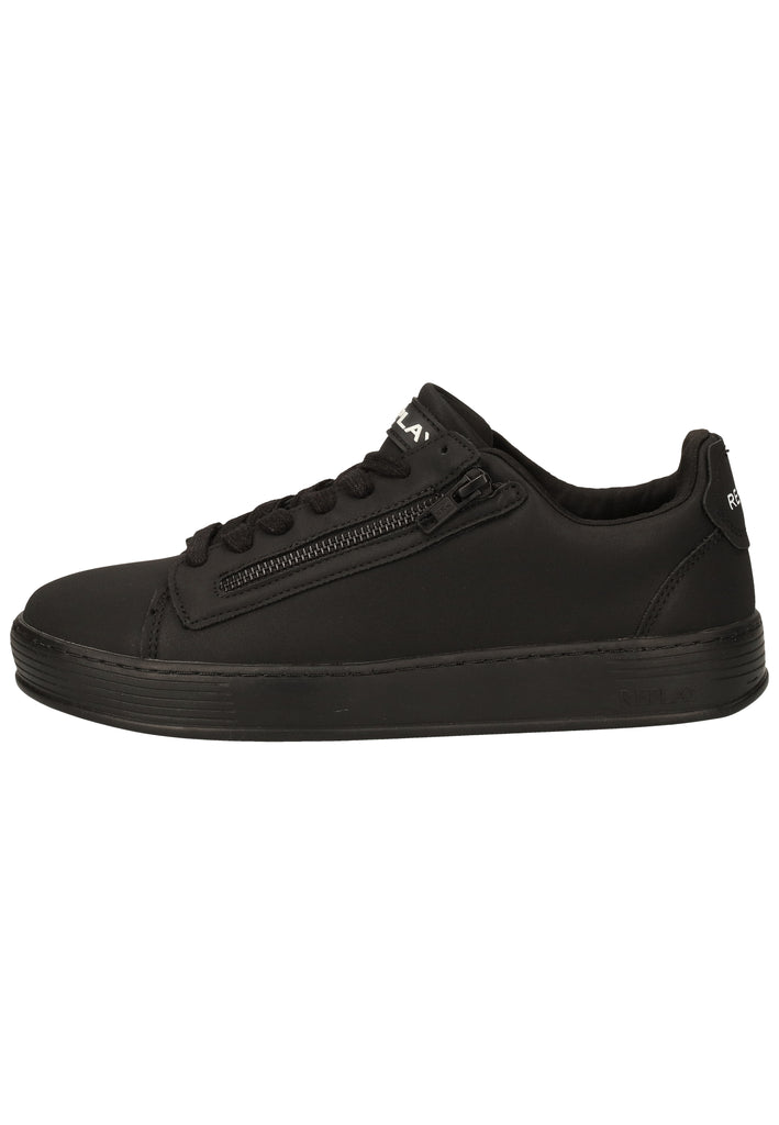 Replay Sneaker Lederimitat Schwarz - surf4shoes