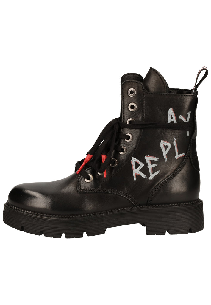 Replay Stiefelette Leder Schwarz - surf4shoes