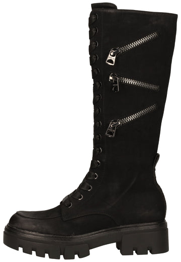 Replay Stiefel Lederimitat Schwarz - surf4shoes