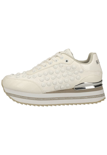 Replay Sneaker Lederimitat/Textil Weiß - surf4shoes