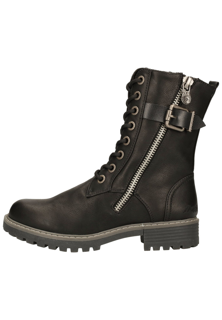 Blowfish Stiefelette Lederimitat Schwarz - surf4shoes