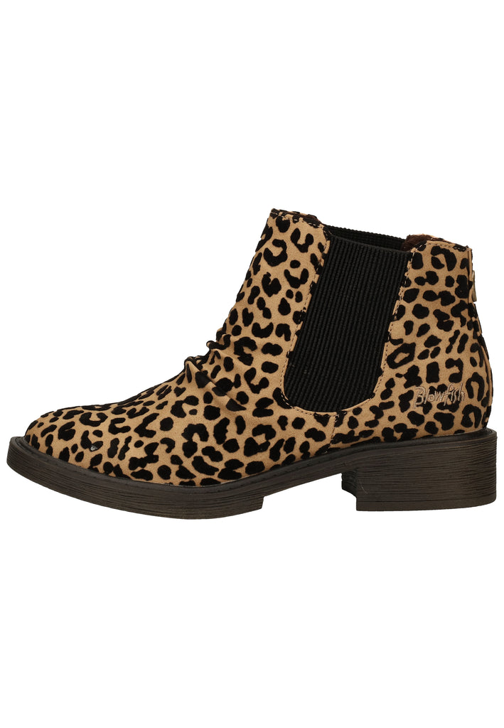 Blowfish Stiefelette Lederimitat/Textil Leopard - surf4shoes