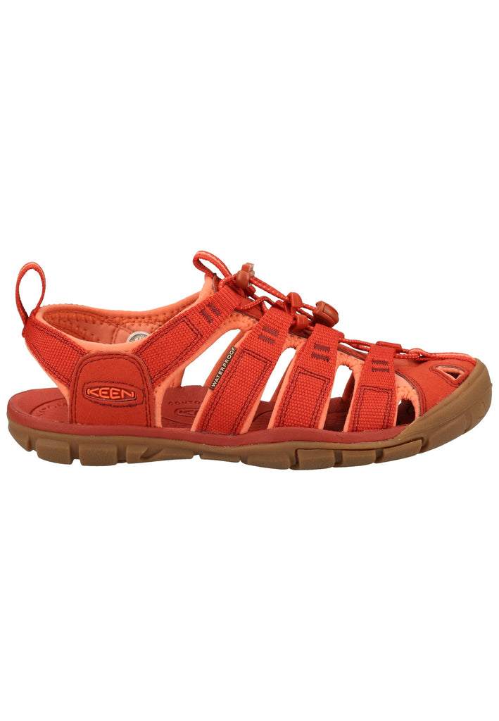Keen Sandalen Leder/Textil Dunkelrot - surf4shoes