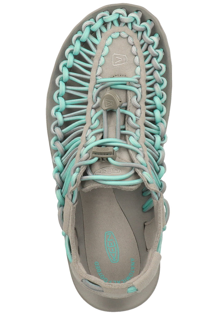 Keen Sandalen Textil Grau/Türkis - surf4shoes