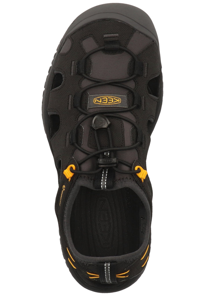 Keen Sandalen Lederimitat/Nylon Schwarz/Gold - surf4shoes
