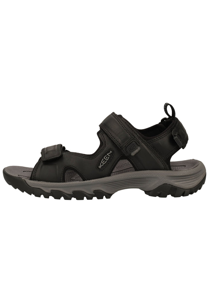 Keen Sandalen Lederimitat/Textil Schwarz/Grau - surf4shoes