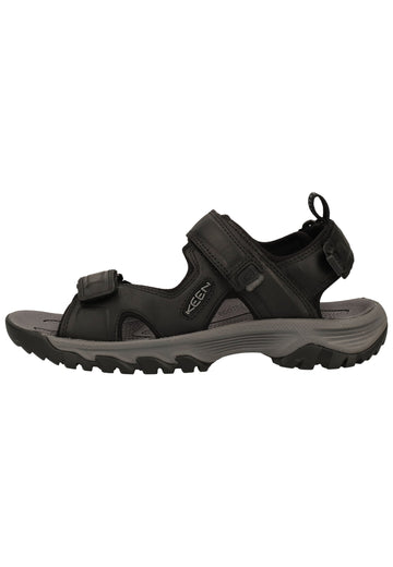 Keen Sandalen Lederimitat/Textil Schwarz/Grau - surf4shoes