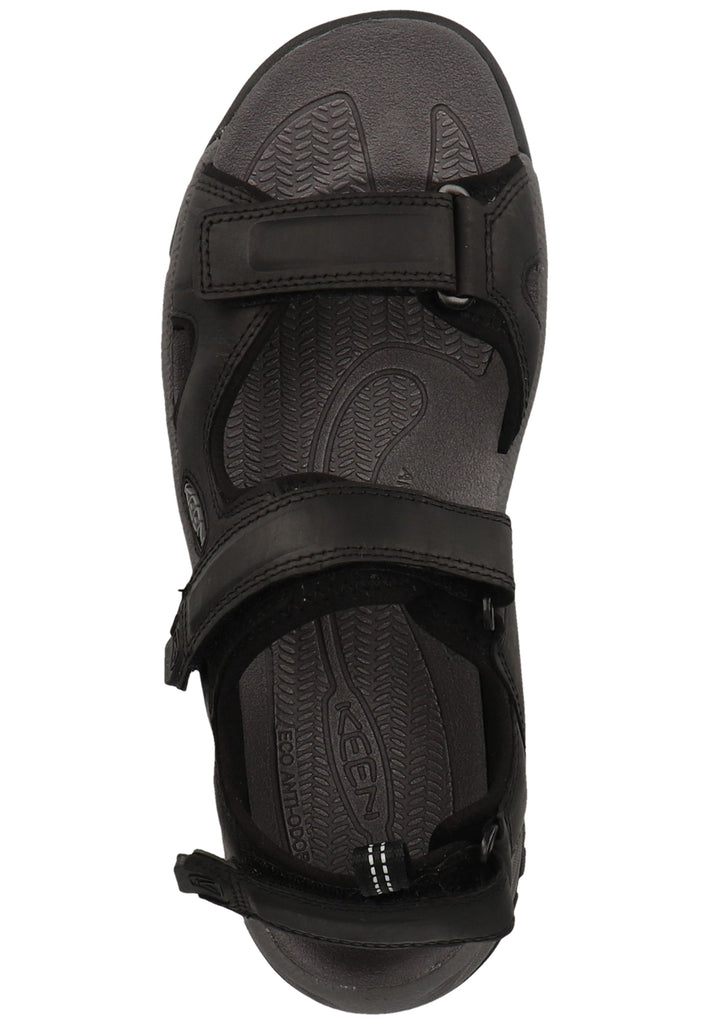Keen Sandalen Lederimitat/Textil Schwarz/Grau - surf4shoes