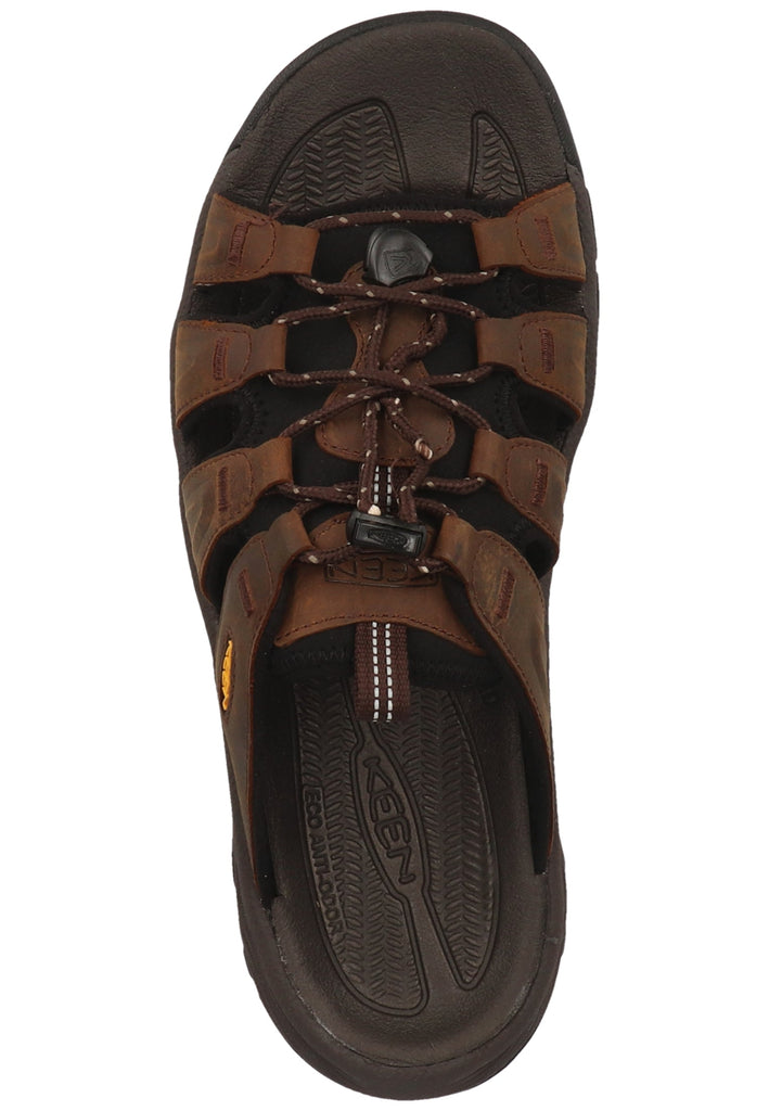 Keen Pantoletten Lederimitat/Textil Bison Brown - surf4shoes