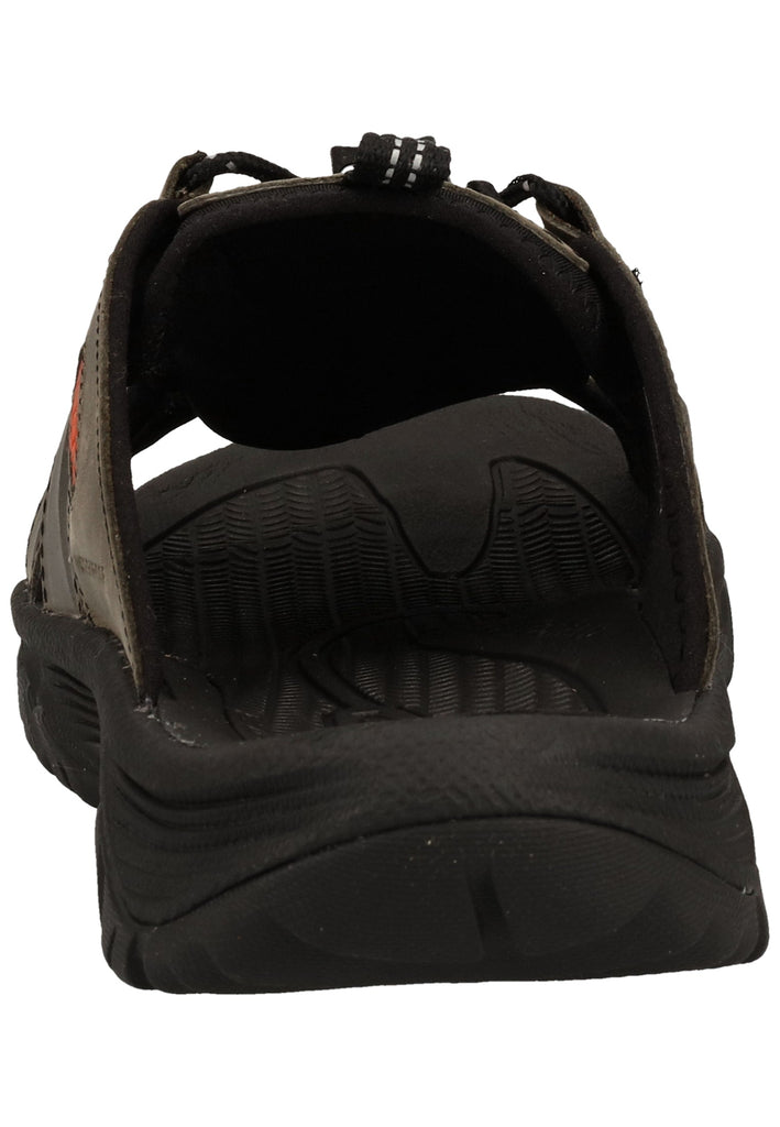 Keen Pantoletten Lederimitat/Textil Grau/Schwarz - surf4shoes