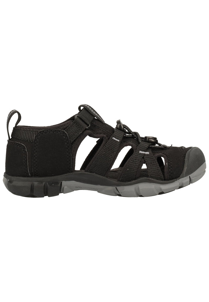 Keen Sandalen Lederimitat/Textil Schwarz/Grau - surf4shoes