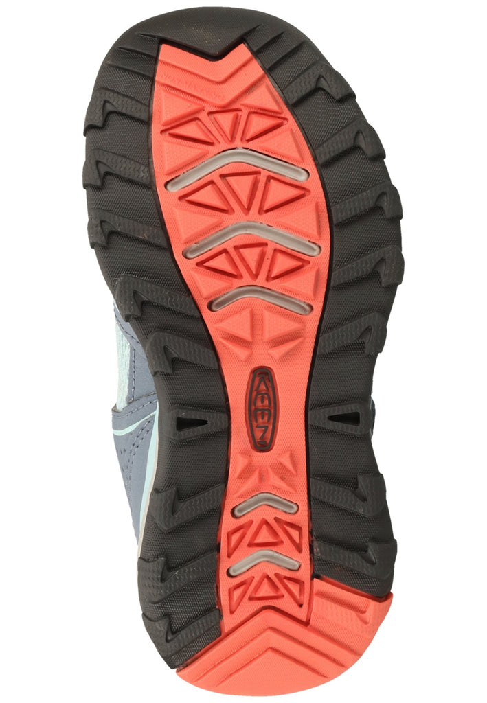 Keen Wanderschuhe Lederimitat/Mesh Grau/Coral - surf4shoes