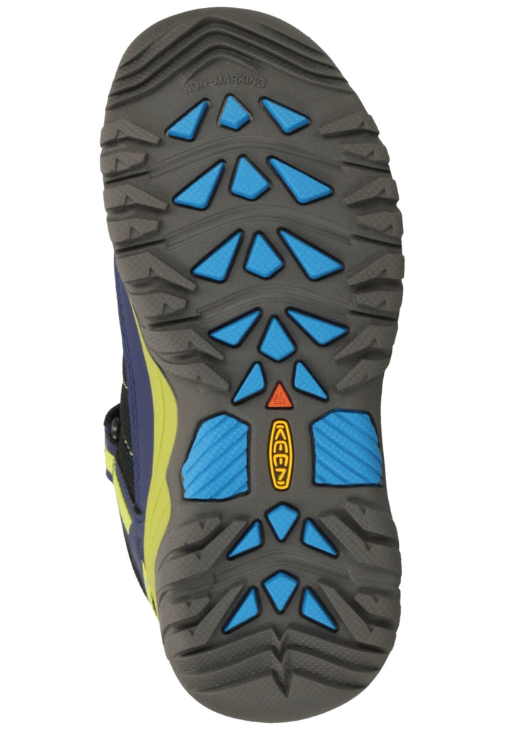 Keen Wanderschuhe Lederimitat/Mesh Blau/Grün - surf4shoes