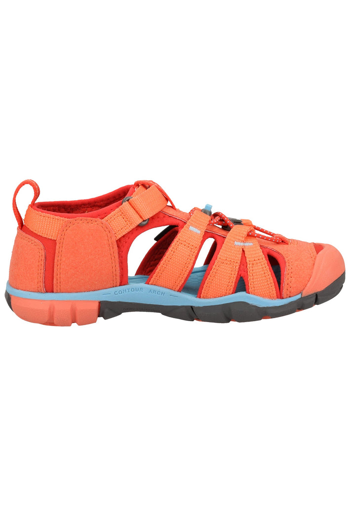 Keen Sandalen Lederimitat/Textil Coral - surf4shoes