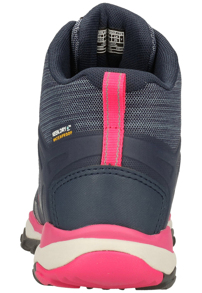 Keen Wanderschuhe Lederimitat/Textil Blau/Pink - surf4shoes