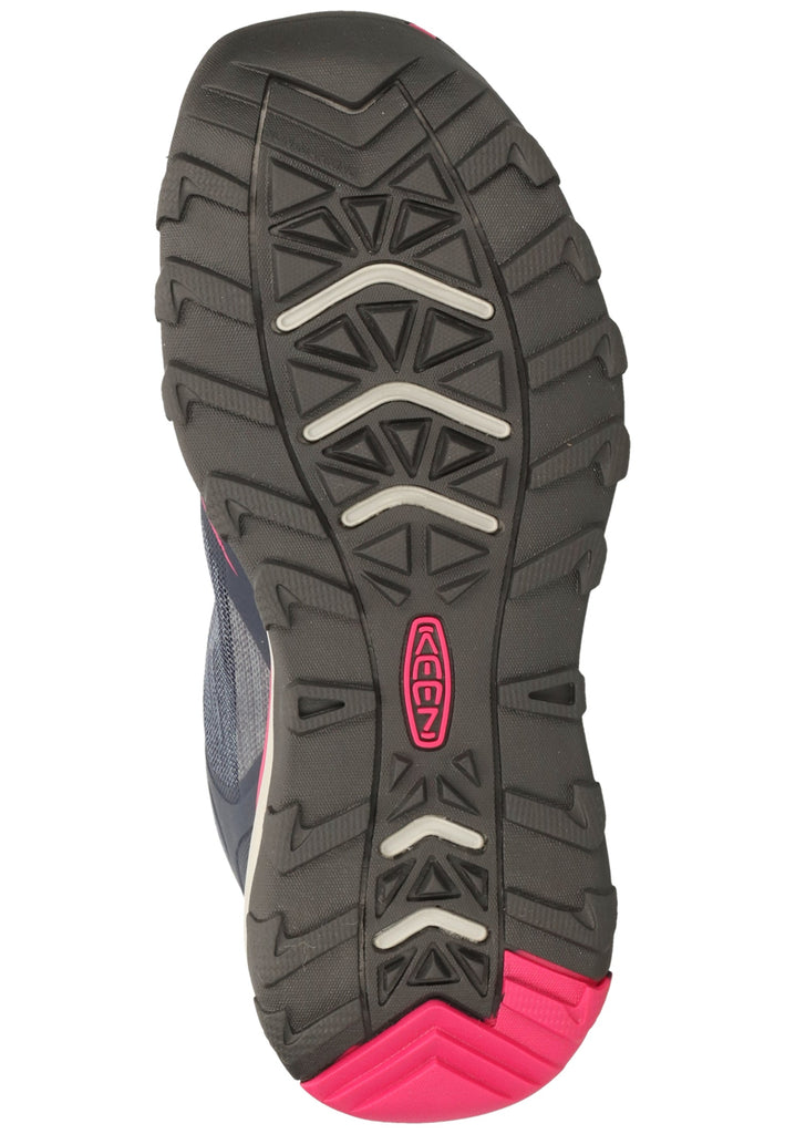 Keen Wanderschuhe Lederimitat/Textil Blau/Pink - surf4shoes