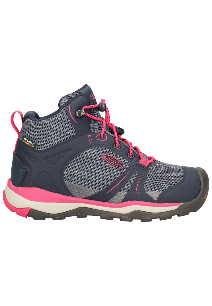 Keen Wanderschuhe Lederimitat/Textil Blau/Pink - surf4shoes