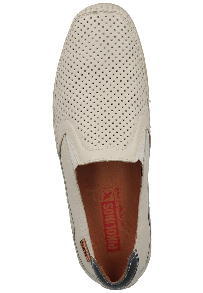 Pikolinos Slipper Leder Beige - surf4shoes