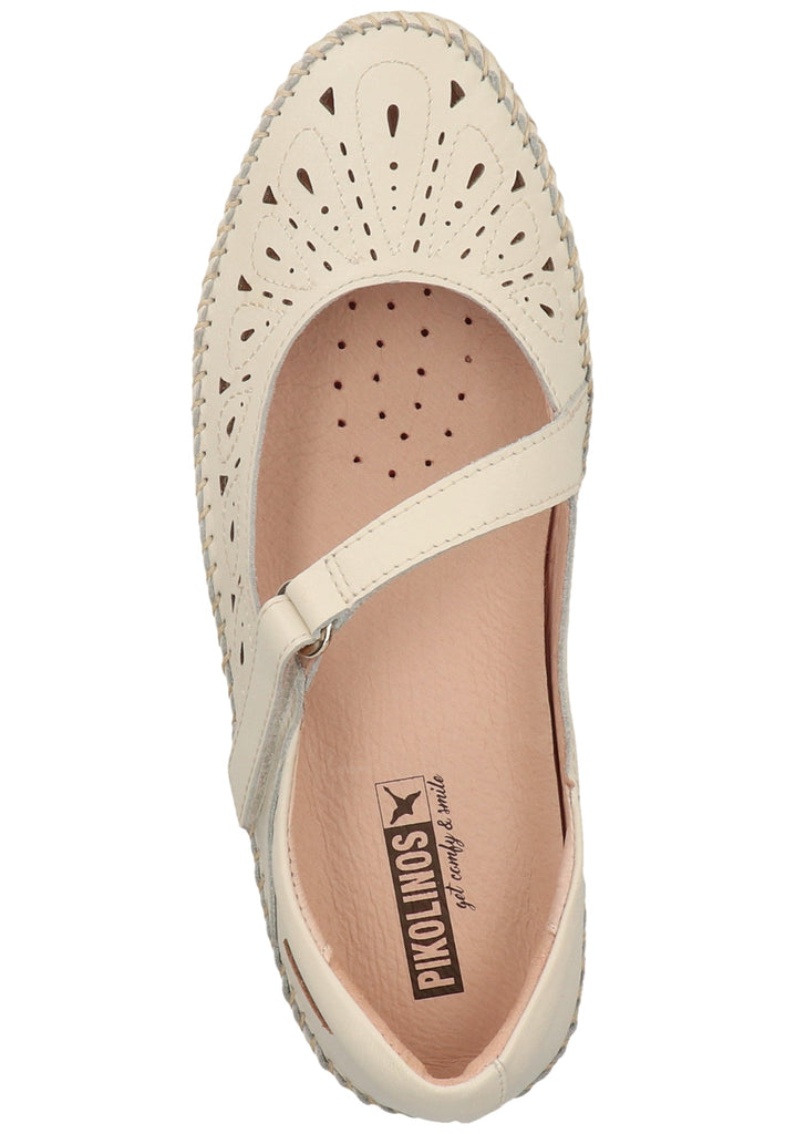 Pikolinos Ballerinas Leder Beige - surf4shoes