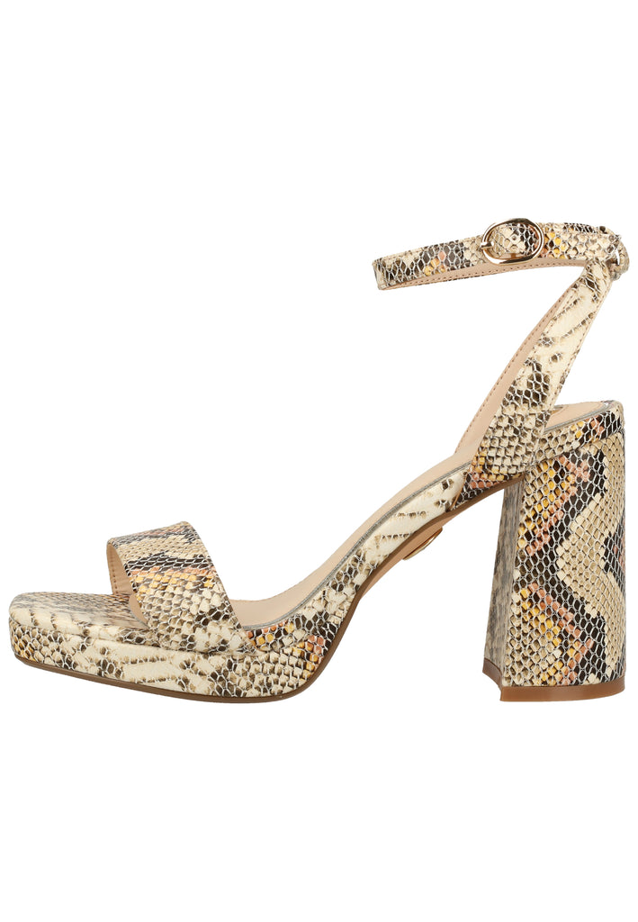 Buffalo Sandalen Lederimitat Beige - surf4shoes