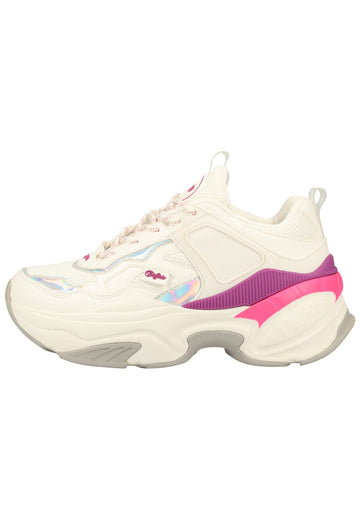 Buffalo Sneaker Lederimitat/Textil Weiß - surf4shoes