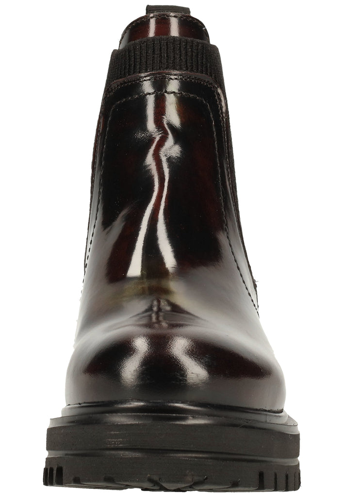 Buffalo Stiefelette Leder/Textil Bordeaux - surf4shoes