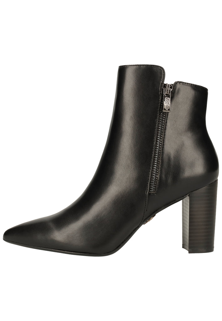 Buffalo Stiefelette Nappaleder Schwarz - surf4shoes