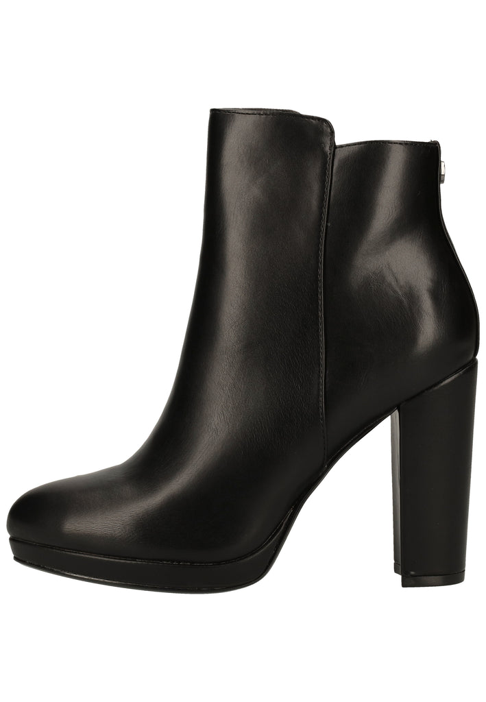 Buffalo Stiefelette Lederimitat Schwarz - surf4shoes