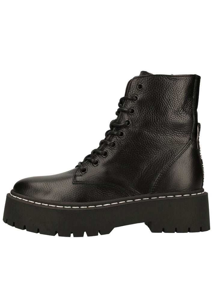 Steve Madden Stiefel Leder Black - surf4shoes