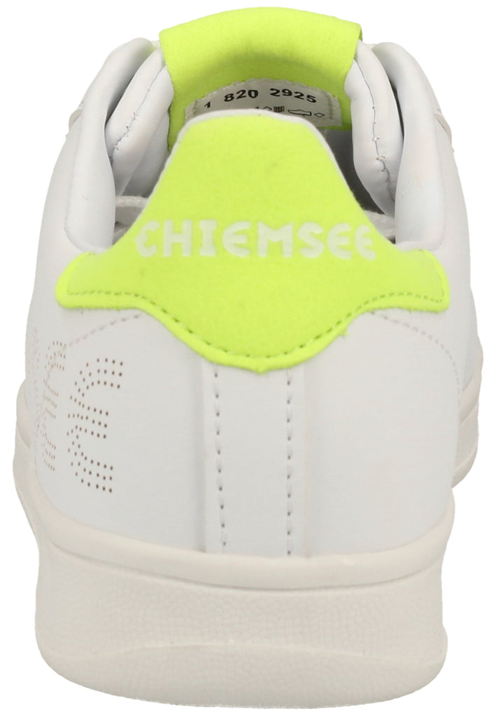 Chiemsee Sneaker Lederimitat Weiß/Gelb - surf4shoes