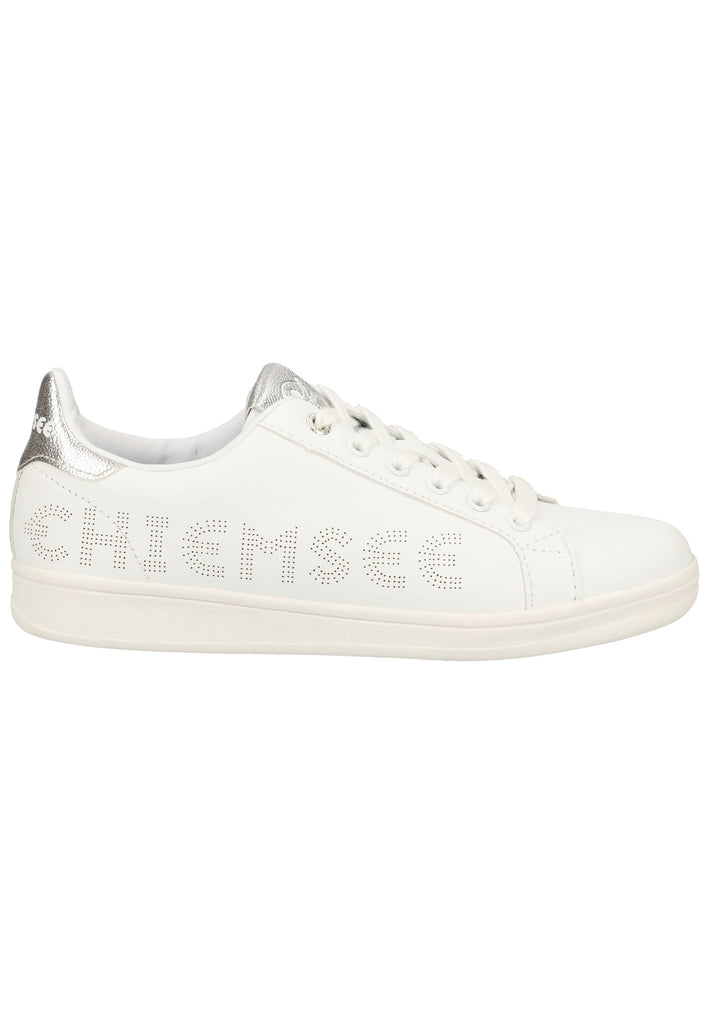 Chiemsee Sneaker Lederimitat Weiß/Silber - surf4shoes