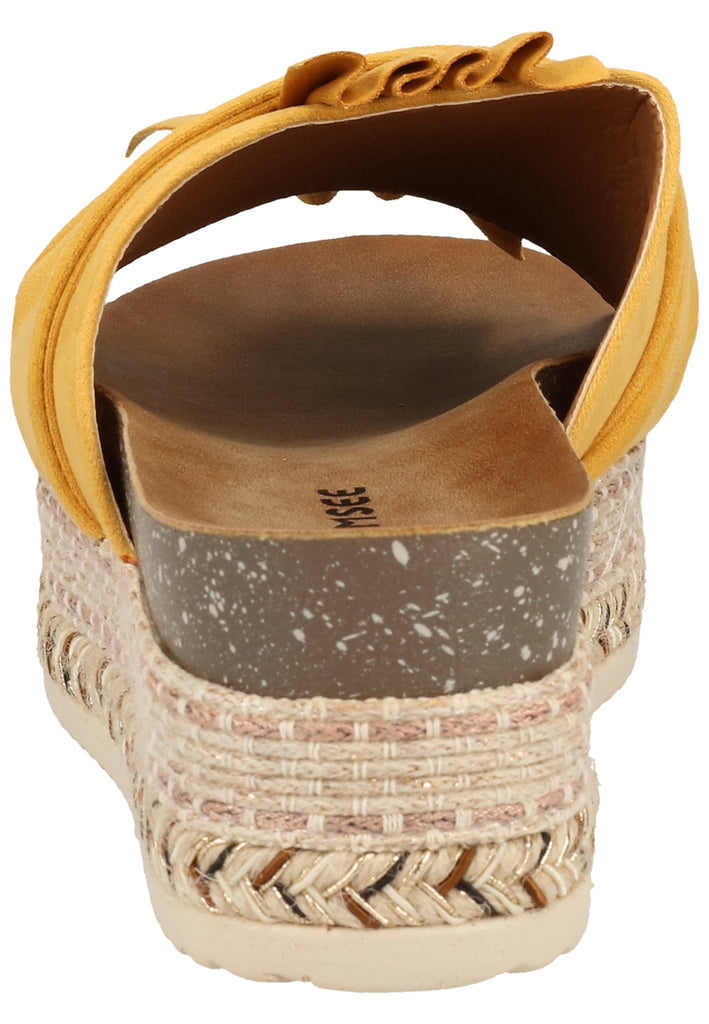 Chiemsee Pantoletten Lederimitat Gelb - surf4shoes