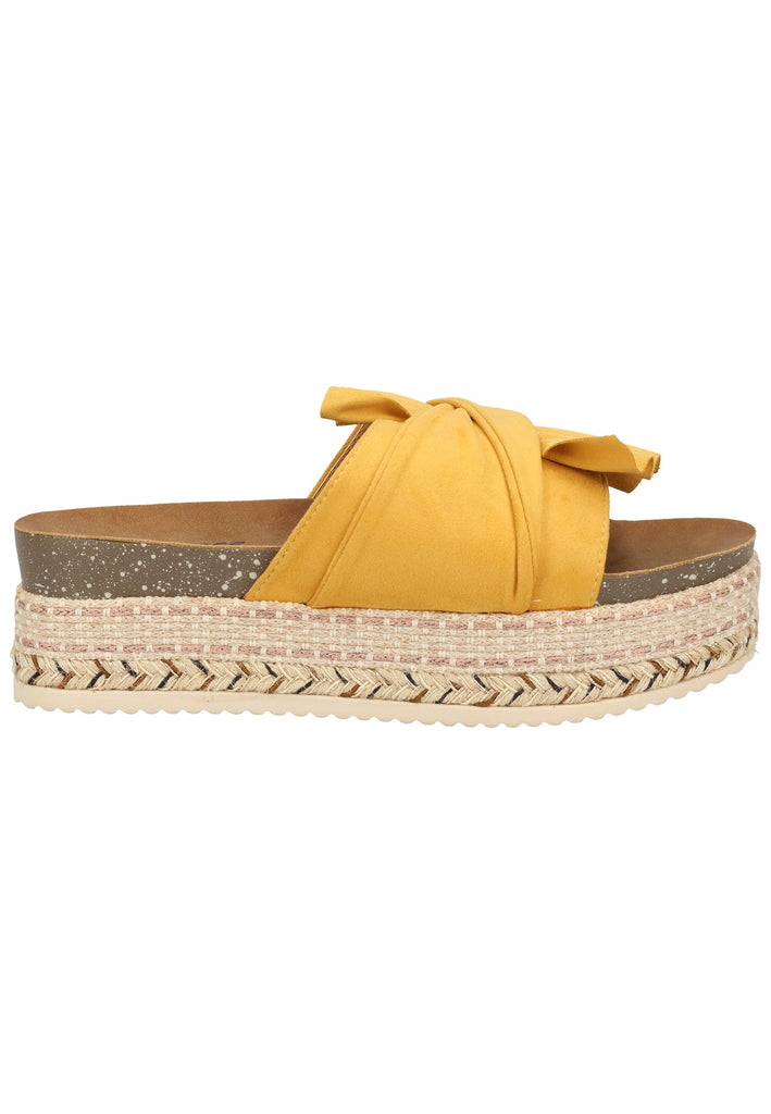 Chiemsee Pantoletten Lederimitat Gelb - surf4shoes